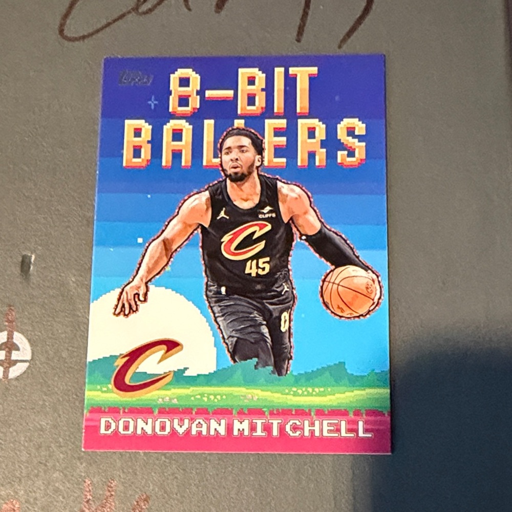 Sam’s Selling- Topps Donovan Mitchell Cavaliers Card - Blue and black